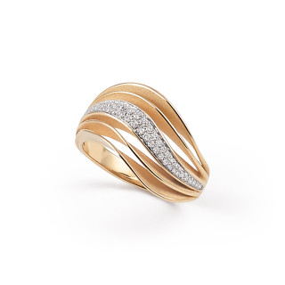 Roségold, Ringe, Cammilli Velaa Pavé Ring, Ref: GAN3259J