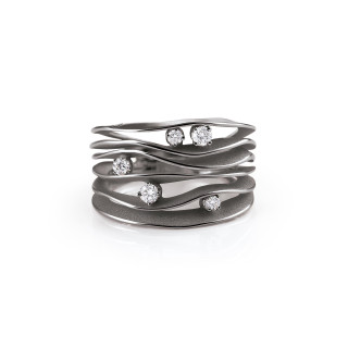 Gold farbig veredelt, Ringe, Cammilli Dune Ring, Ref: GAN0914E