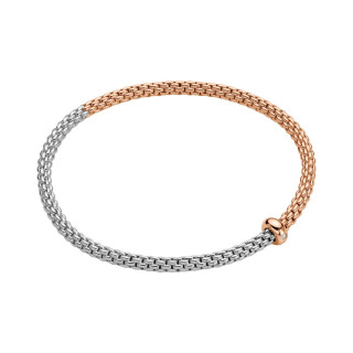 Roségold &amp;amp; Weißgold, Armschmuck, FOPE Prima Flex’it Armband, Ref: 01M08B2_BB_1_XRX_0XS