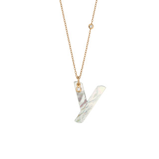 Roségold, Halsschmuck, Gellner Love Letters Collier, Ref: 2-81713-25