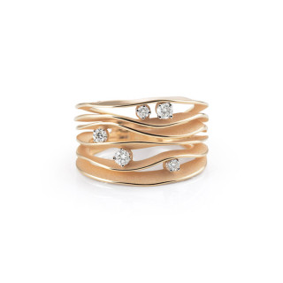 Roségold, Ringe, Cammilli Dune Ring, Ref: GAN0914J