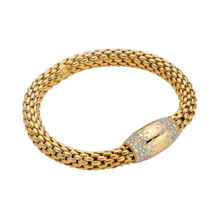 Gelbgold, Armschmuck, FOPE Love Nest Flex'it Armband, Ref: 45314BX_BB_G_XGX_0XS