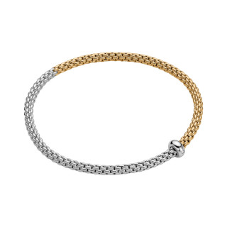Gelbgold &amp;amp; Weißgold, Armschmuck, FOPE Eka Flex'it Armband, Ref: 01M01B2_BB_2_XBX_0XS
