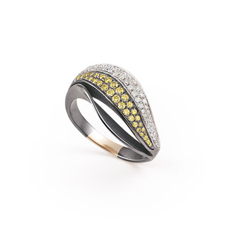 Gold farbig veredelt, Ringe, Cammilli Velaa Color Ring, Ref: GAN3299V07E