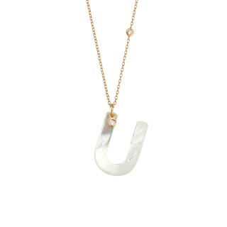 Roségold, Halsschmuck, Gellner Love Letters Collier, Ref: 2-81713-21
