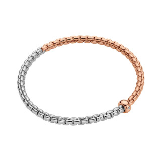 Roségold &amp;amp; Weißgold, Armschmuck, FOPE Eka Flex'it Armband, Ref: 01M01B2_BB_1_XRX_0XS