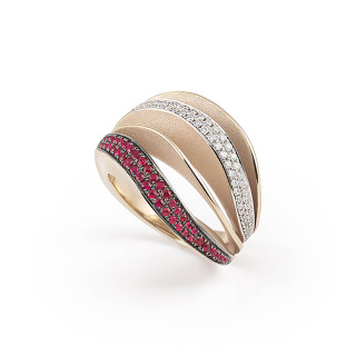 Roségold, Ringe, Cammilli Velaa Color Ring, Ref: GAN3298V06N
