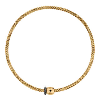 Gelbgold, Halsschmuck, FOPE Solo Flex'it Halskette, Ref: 62606CX_PN_G_X1X_034
