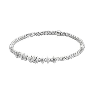 Armschmuck, Weißgold, FOPE Prima Flex'it Armband