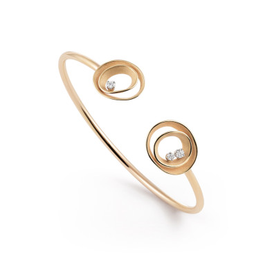 Armschmuck, Roségold, Cammilli Dune Solar Armreif