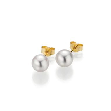Ohrringe, Gelbgold, Gellner BASICS Ohrstecker