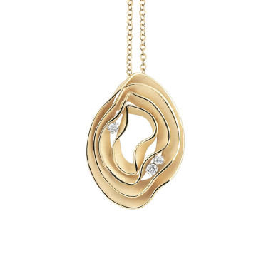 Halsschmuck, Gelbgold, Cammilli Dune Electa Collier