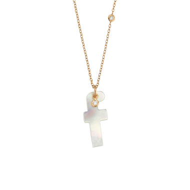         Roségold, Halsschmuck, Gellner Love Letters Collier