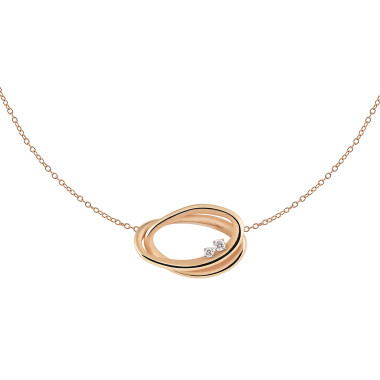 Halsschmuck, Roségold, Cammilli Firenze Icon Collier