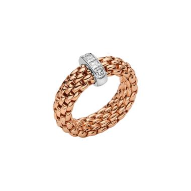Ringe, Weißgold, FOPE Vendôme Flex'it Ring mit Diamanten