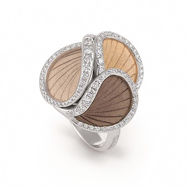 Ringe, Weißgold, Cammilli Musa Ring