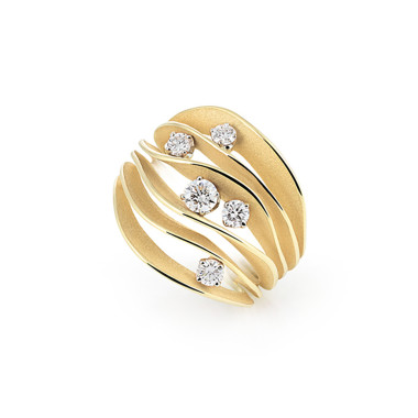 Ringe, Gelbgold, Cammilli Dune Precious Ring