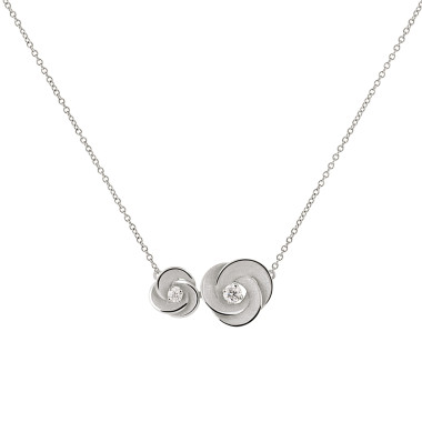 Halsschmuck, Weißgold, Annamaria Cammilli Desert Rose Collier