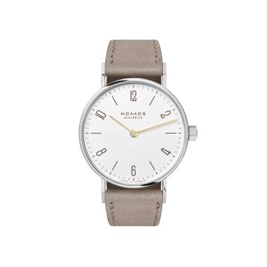 Damenuhr, Handaufzug, NOMOS Glashütte Tangente 33 Duo