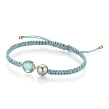 Armschmuck, Gelbgold, Gellner BIG BANG Pearlmates