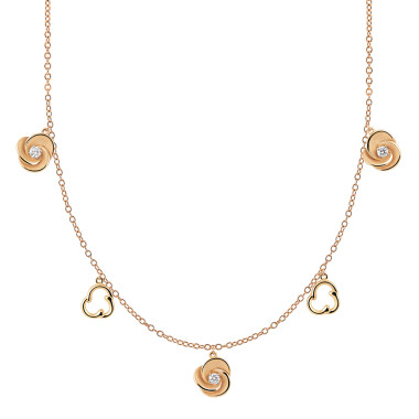 Halsschmuck, Roségold, Annamaria Cammilli Desert Rose Collier