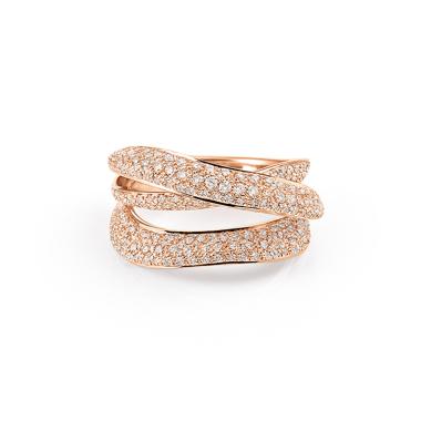 Ringe, Roségold, Annamaria Cammilli Firenze Pavé Ring