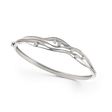 Armschmuck, Weißgold, Cammilli Dune Armreif