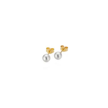 Ohrringe, Gelbgold, Gellner BASICS Ohrstecker