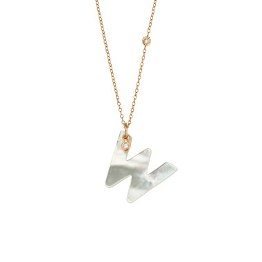         Roségold, Halsschmuck, Gellner Love Letters Collier