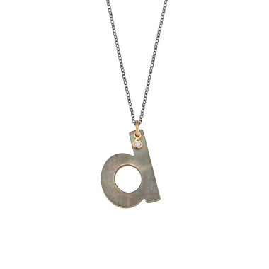         Silber farbig beschichtet, Halsschmuck, Gellner Love Letters Collier