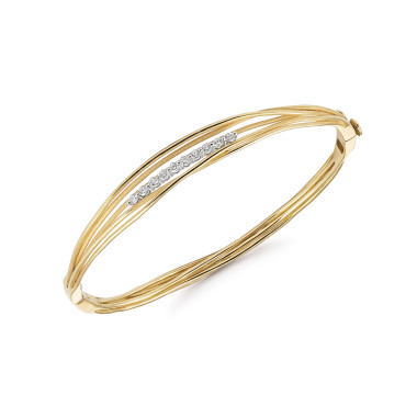 Armschmuck, Gelbgold, Cammilli Seta Armreif