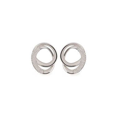 Ohrringe, Weißgold, Cammilli Firenze Galaxy Ohrringe