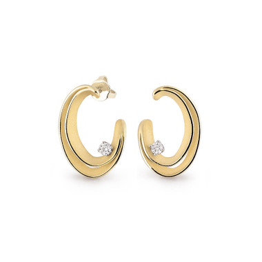         Gelbgold, Ohrringe, Cammilli Dune Ohrringe