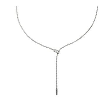Halsschmuck, Weißgold, FOPE Verstellbare Aria Halskette mit Diamanten