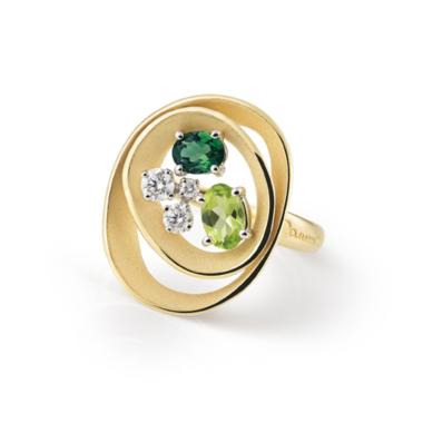 Ringe, Gelbgold, Annamaria Cammilli Dune Solar Color Ring