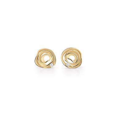 Ohrringe, Gelbgold, Annamaria Cammilli Dune Ohrstecker