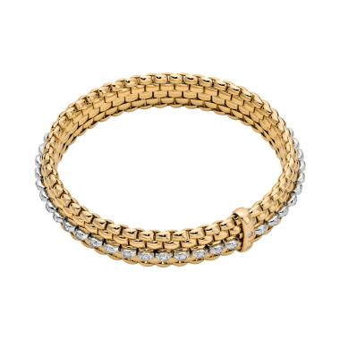 Armschmuck, Weißgold, FOPE Panorama Flex'it Armband