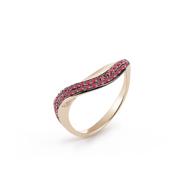 Ringe, Roségold, Cammilli Velaa Color Ring