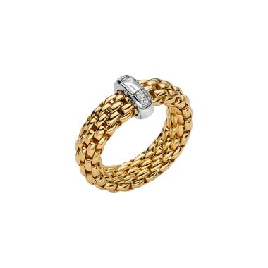 Ringe, Weißgold, FOPE Vendôme Flex'it Ring mit Diamanten