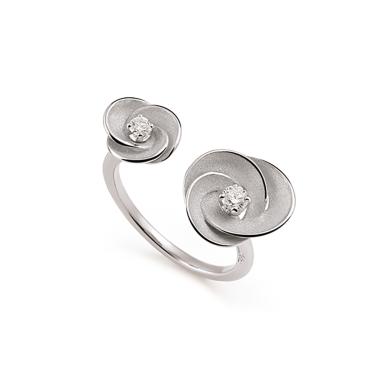 Ringe, Weißgold, Annamaria Cammilli Desert Rose Ring