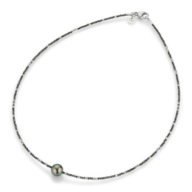 Halsschmuck, Weißgold, Gellner Castaway Collier