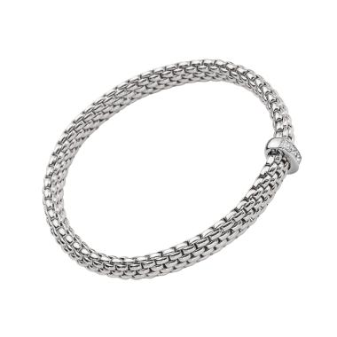 Armschmuck, Weißgold, FOPE Vendôme Flex'it Armband mit Diamanten