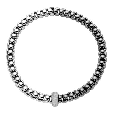         Weißgold, Halsschmuck, FOPE Luna Halskette