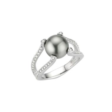 Ringe, Weißgold, Gellner WAVE Ring
