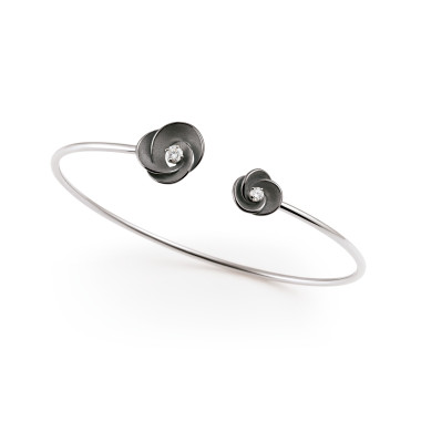 Armschmuck, Weißgold, Cammilli Desert Rose Armreif