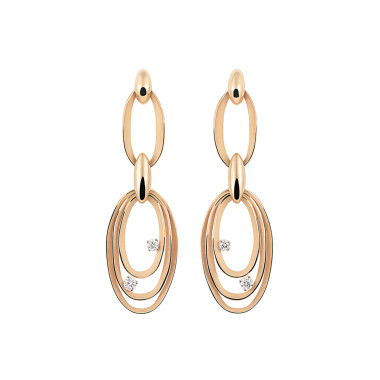 Ohrringe, Roségold, Cammilli Dune Chic Ohrringe