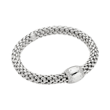 Weißgold, Armschmuck, FOPE Love Nest Flex'it Armband