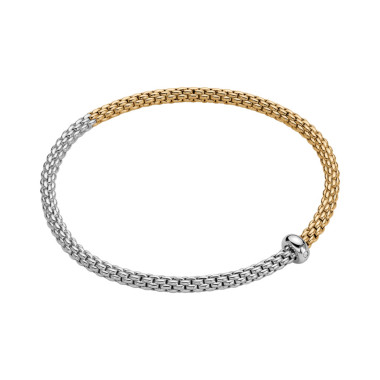         Gelbgold &amp; Weißgold, Armschmuck, FOPE Prima Flex'it Armband