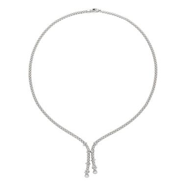 Halsschmuck, Weißgold, FOPE Prima Flex'it Collier