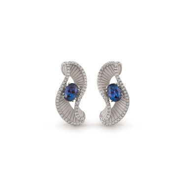 Ohrringe, Weißgold, Cammilli Regina Couture Ohrringe